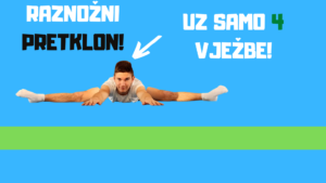 Kako naučiti raznožni pretklon uz ove 4 vježbe?