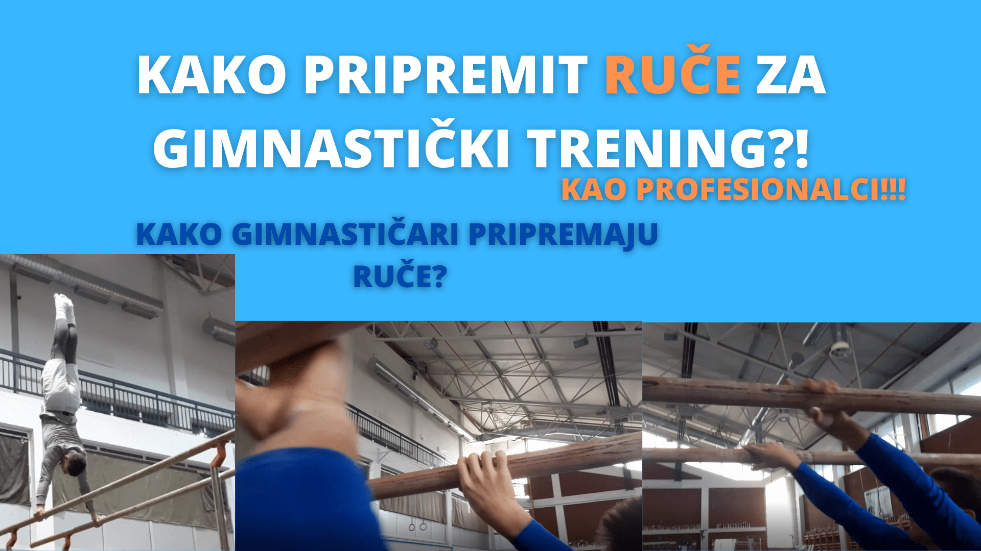 Kako pripremit ruče za trening (u 3 koraka)?